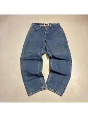 Levis 560 Comfort Fit Jeans Men's 34x32 Blue Denim Baggy Y2K